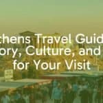 The Acropolis of Athens under golden sunlight, ancient ruins with modern city in the background, vibrant street life with locals in markets, realistic and warm atmosphere.
